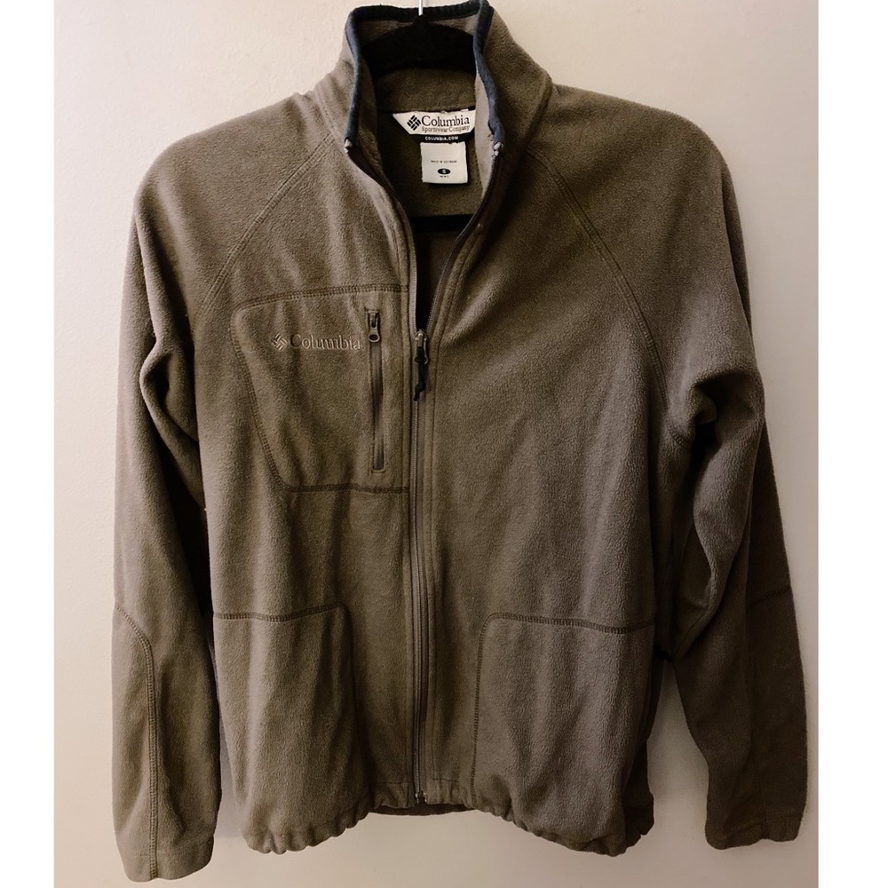 Men’s Columbia zip up lightweight fleece jacket